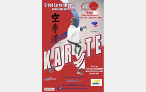 Reprise des cours de karaté 