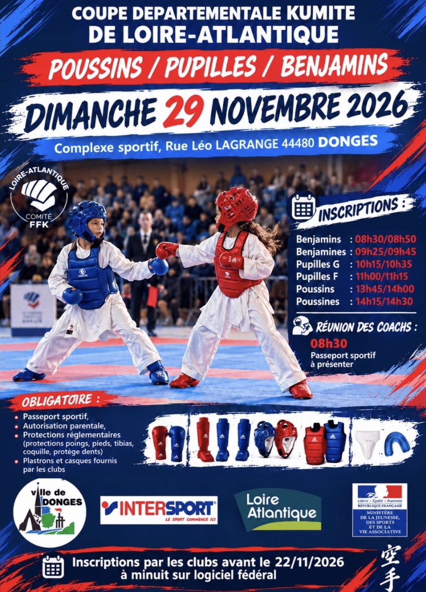 Coupe départementale PPB Kumité ( Donges)