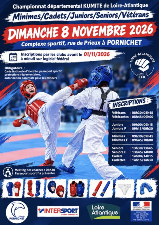 Championnat départemental Kumité MCJSV( Pornichet)